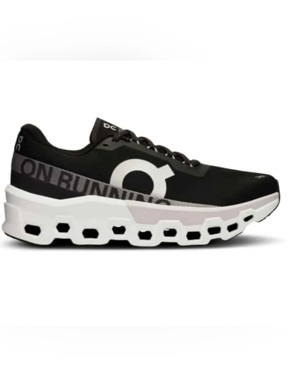 On Running Men's Black and White Cloudmater 2 size 9 NWB